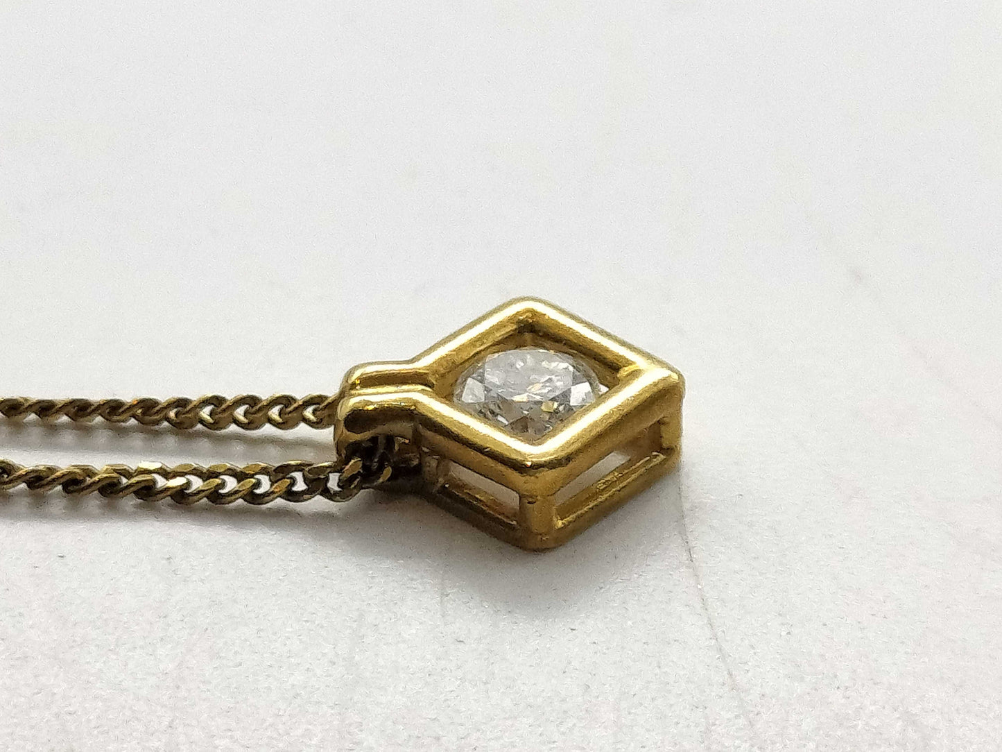 D0.24ct K18 3.1g Necklace