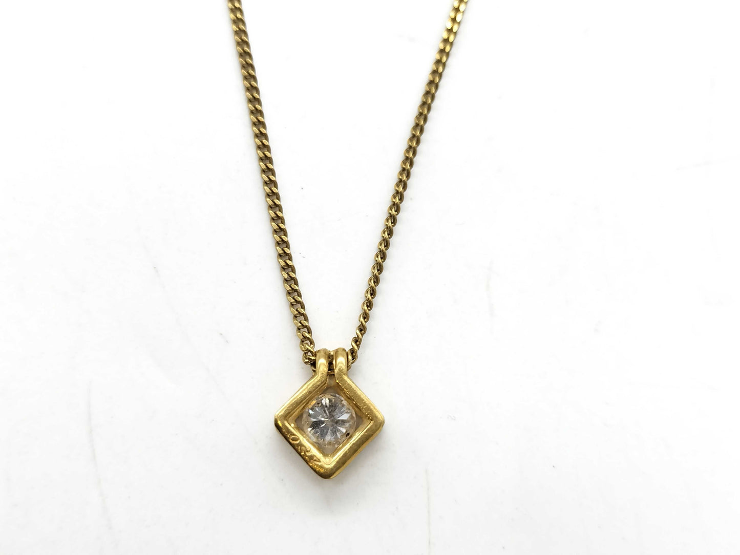 D0.24ct K18 3.1g Necklace