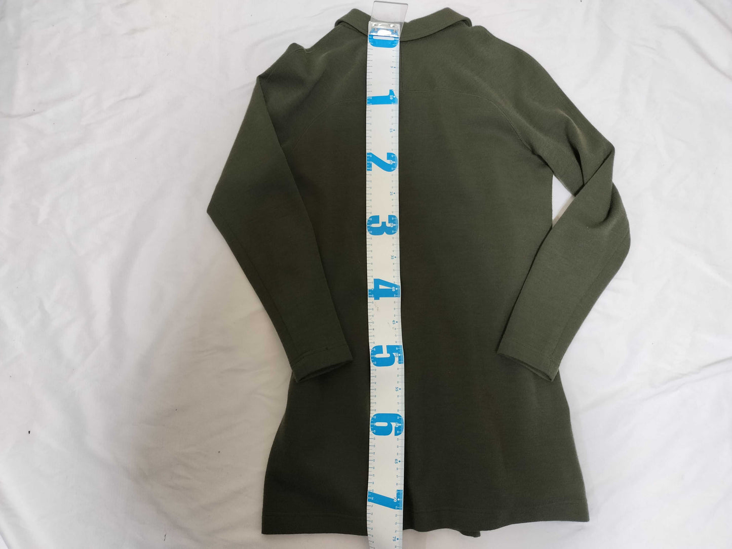 Dior Vintage/CD Logo/Wool Long Sleeve Dress