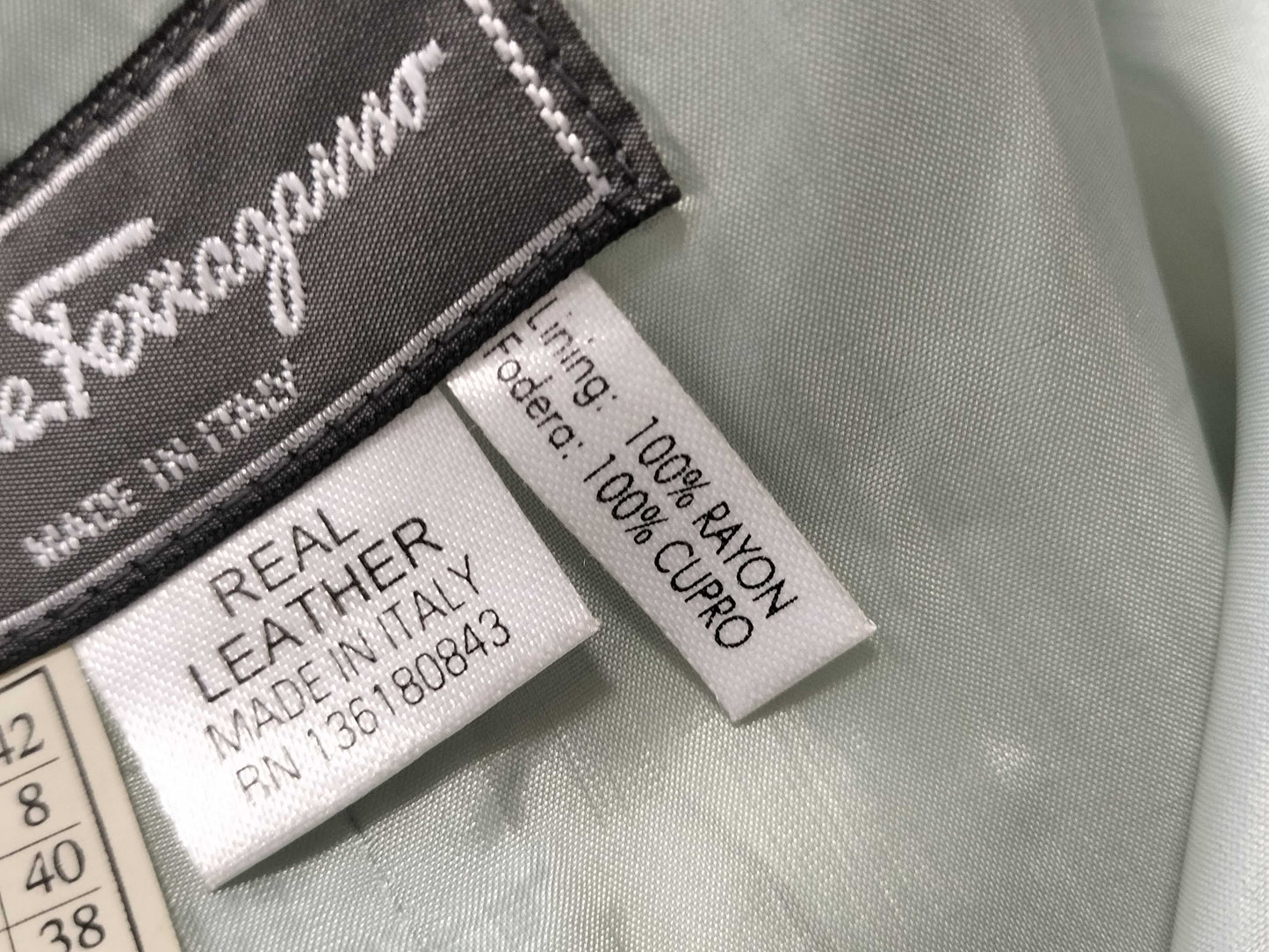 Salvatore Ferragamo Leather Coat Coat