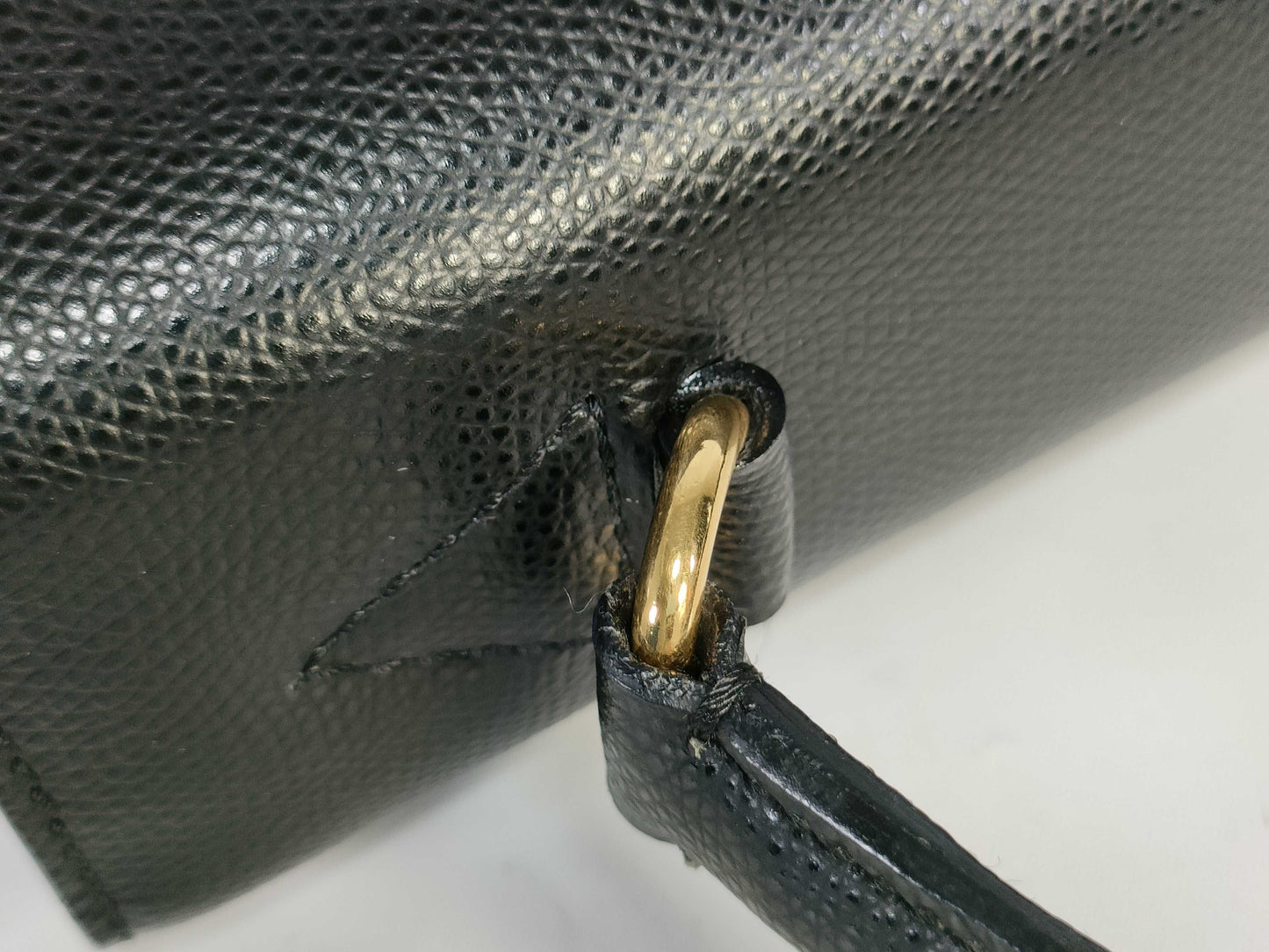 CELINE Leather Shoulder Handbag