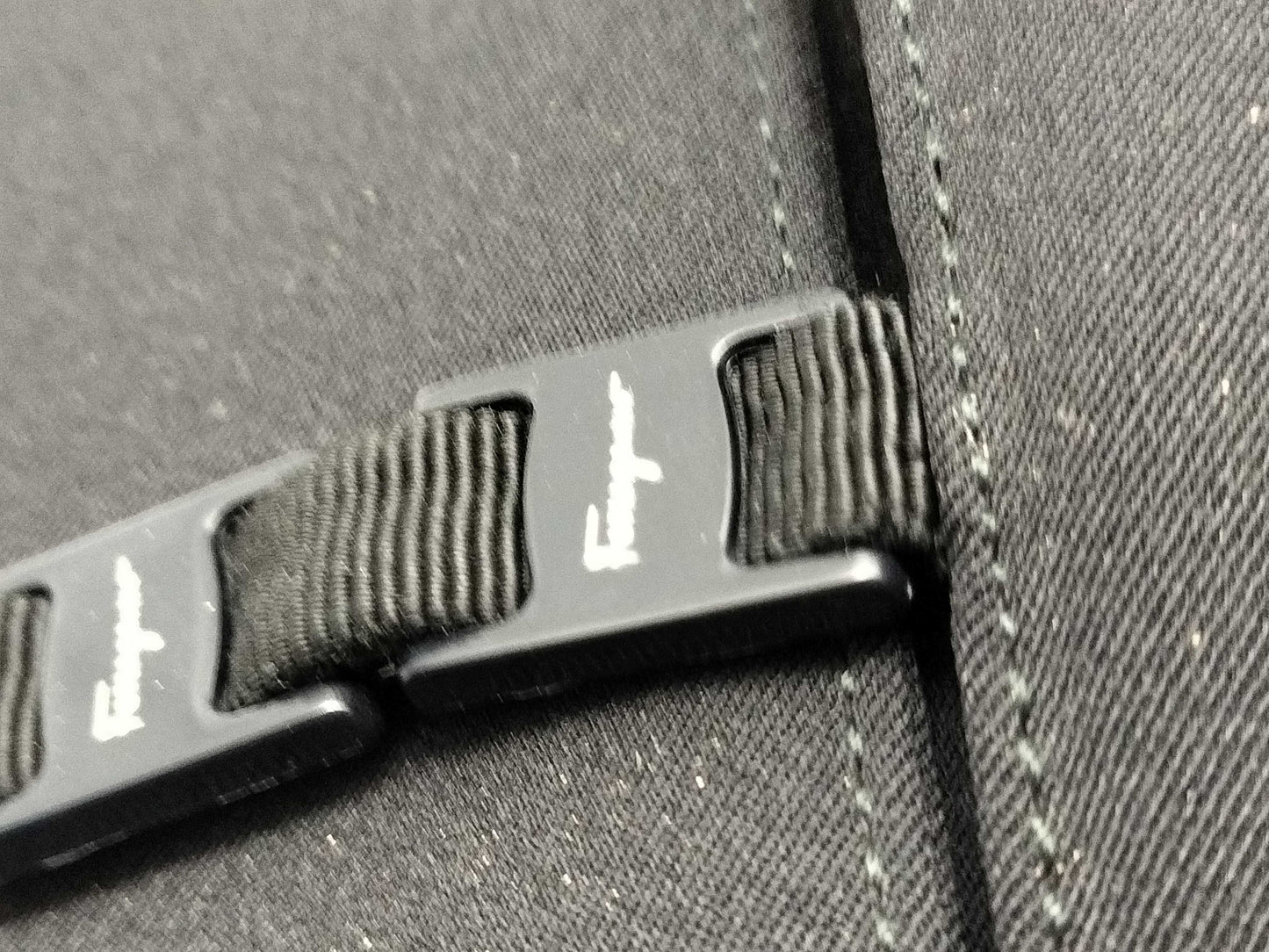 Salvatore Ferragamo Chain Nylon Shoulder Bag