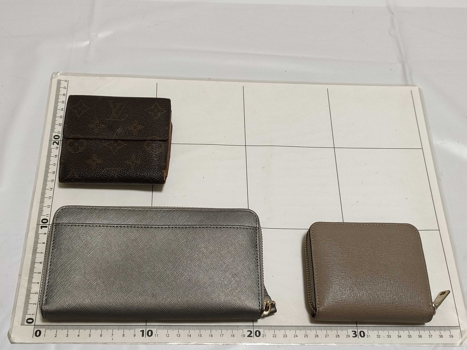 LOUIS VUITTON Monogram Double Hook/Kate Spade/FURLA Wallet Set