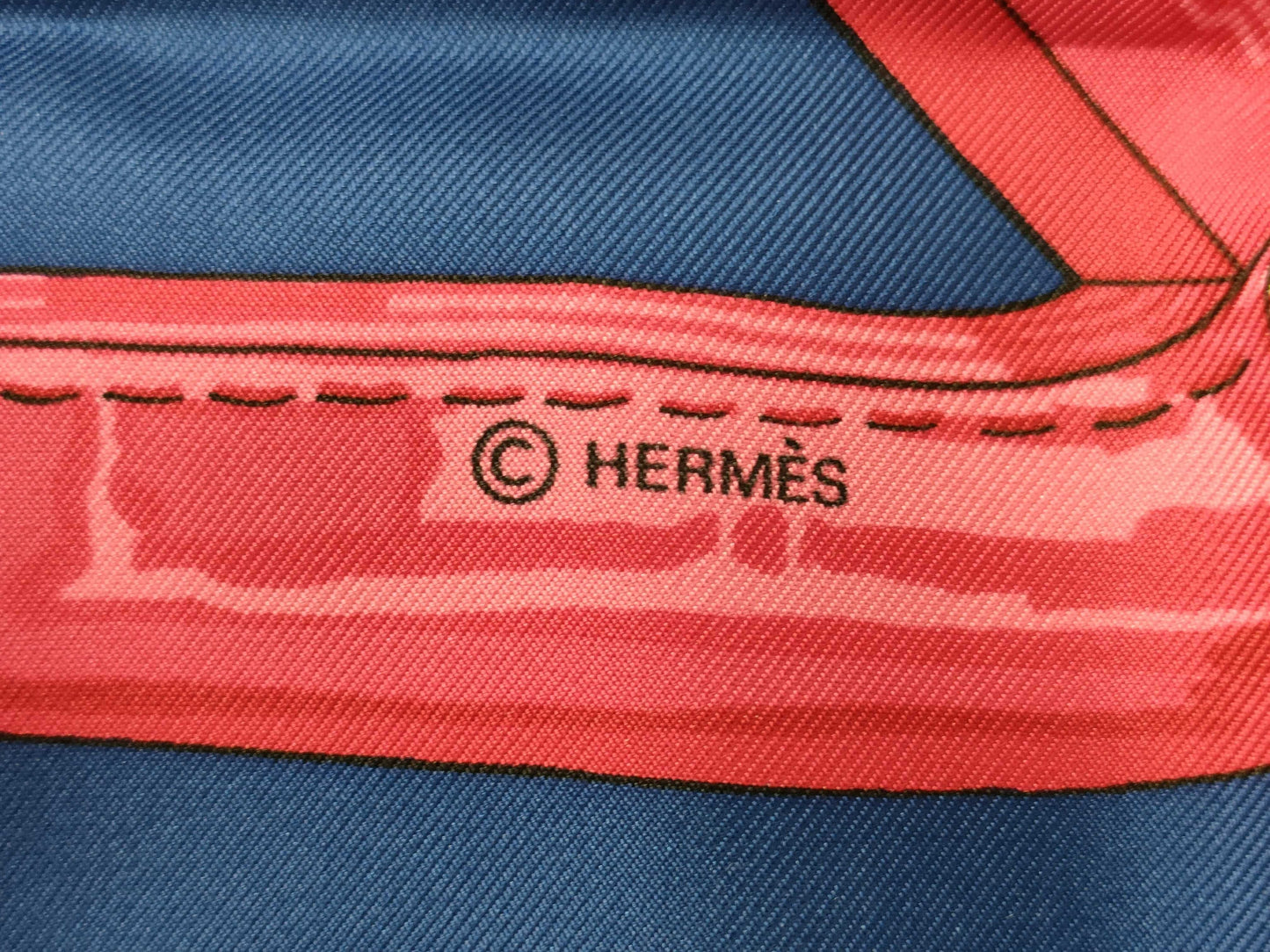HERMES Carre aux champs scarf