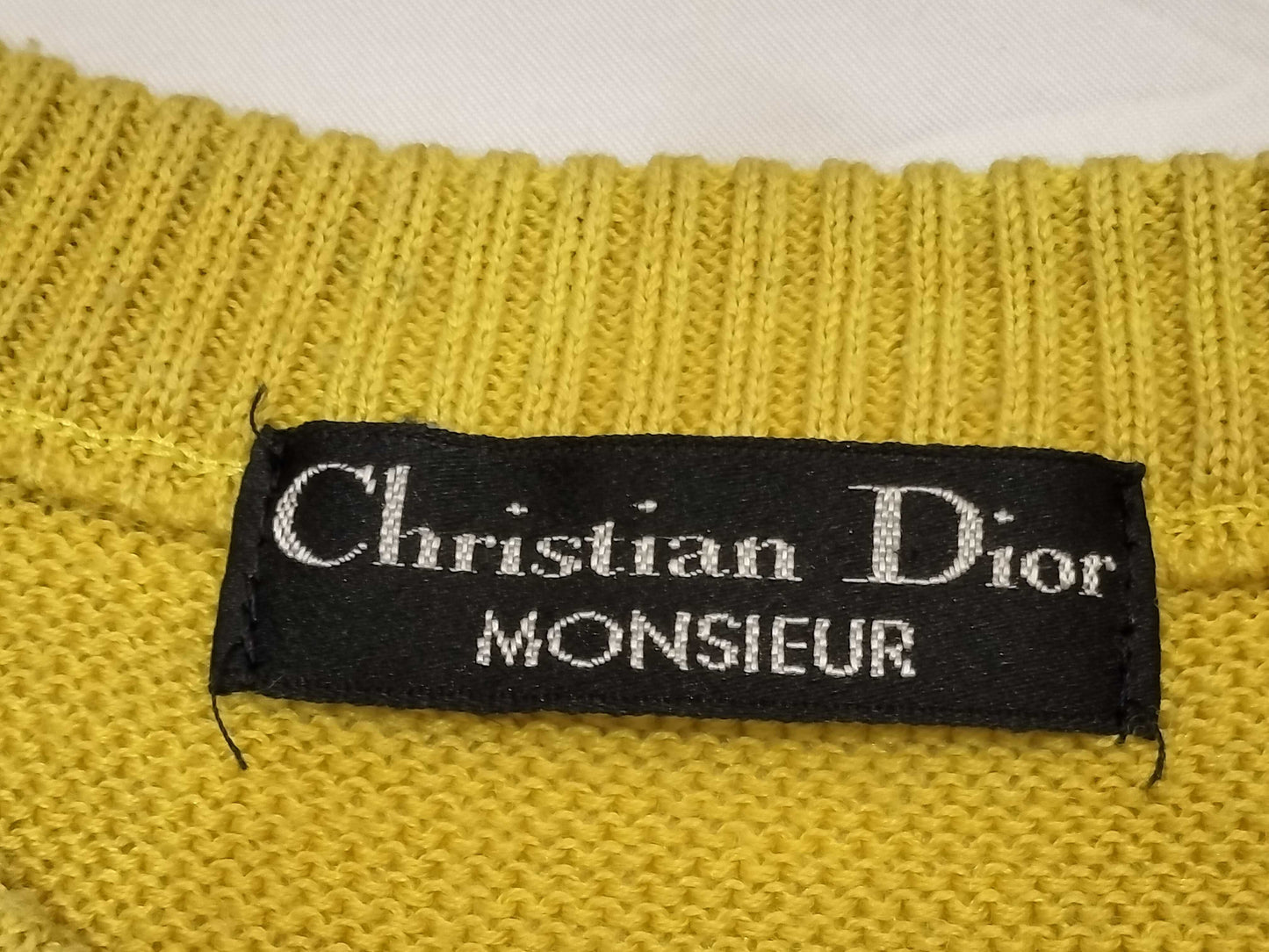 Dior short sleeve knit top