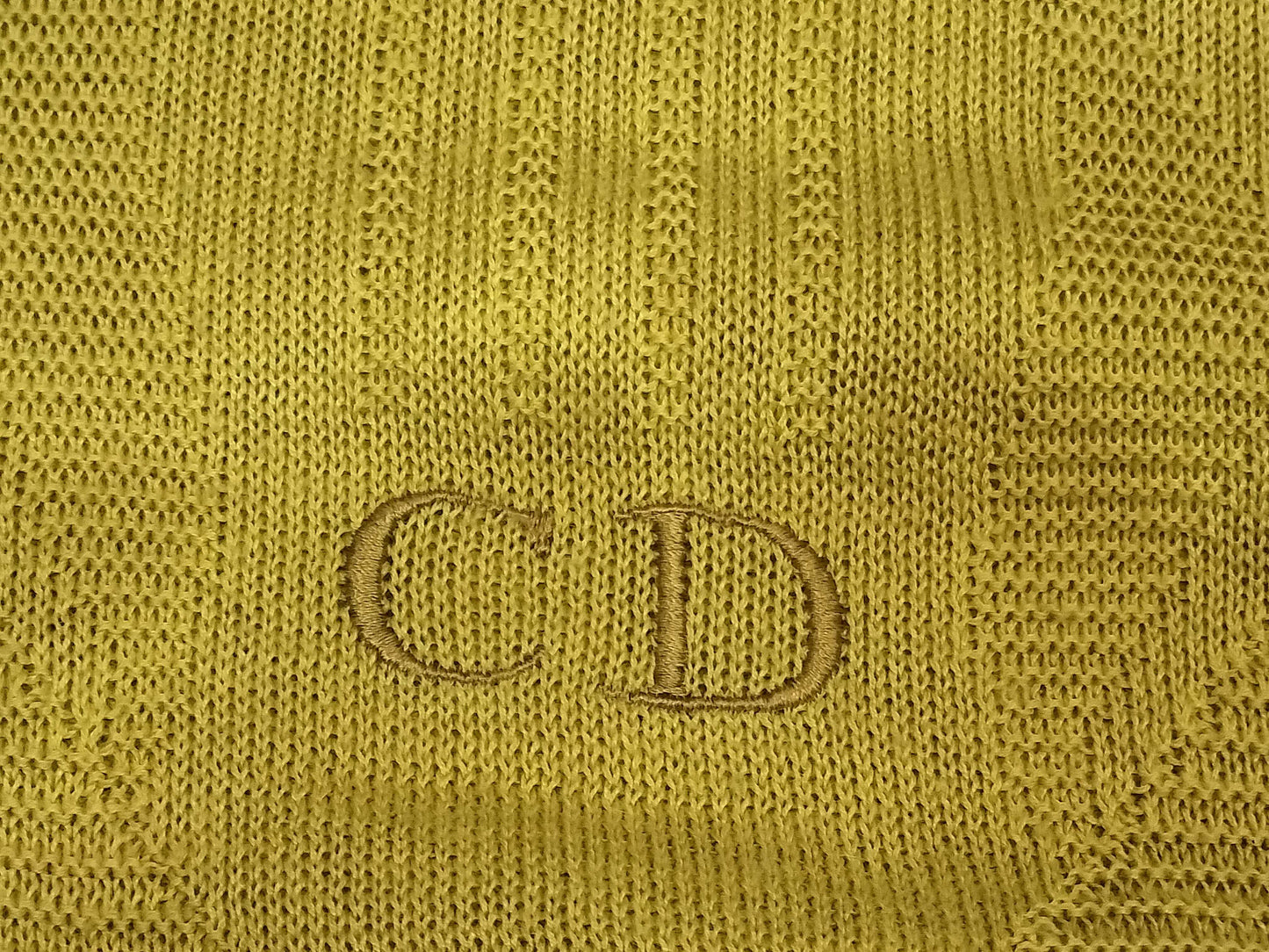Dior short sleeve knit top