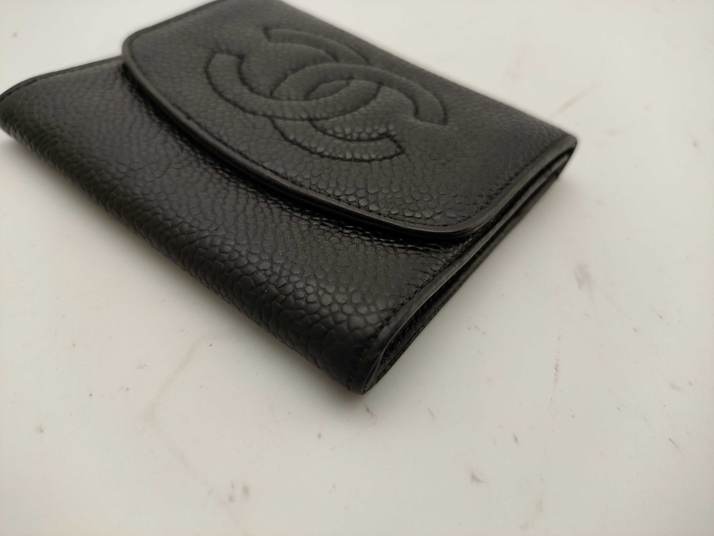CHANEL Caviar Skin Coin Case