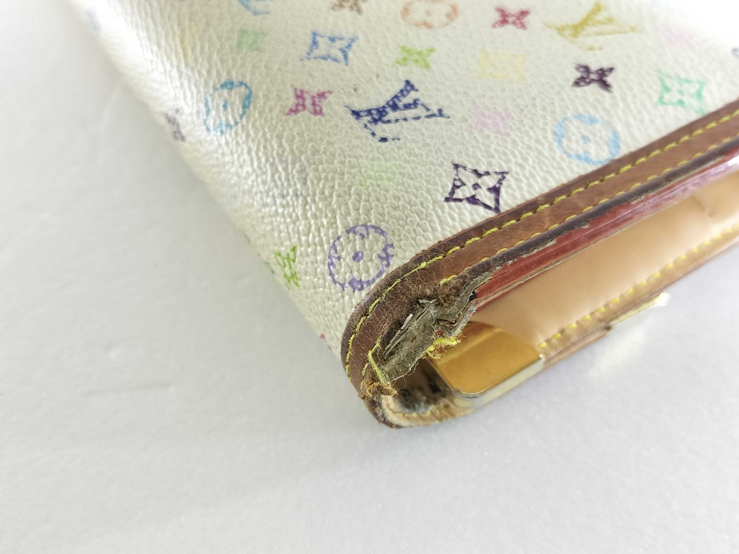 LOUIS VUITTON Monogram Multicolore Multicolore/Vernis Wallet and Key Case Set