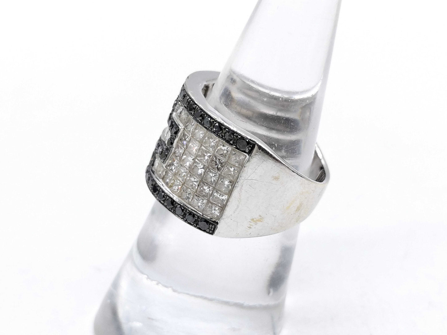 D2.80ct K18WG 8.8g Ring