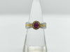 R0.34ct D0.22ct PT900/K18 6.1g Ring