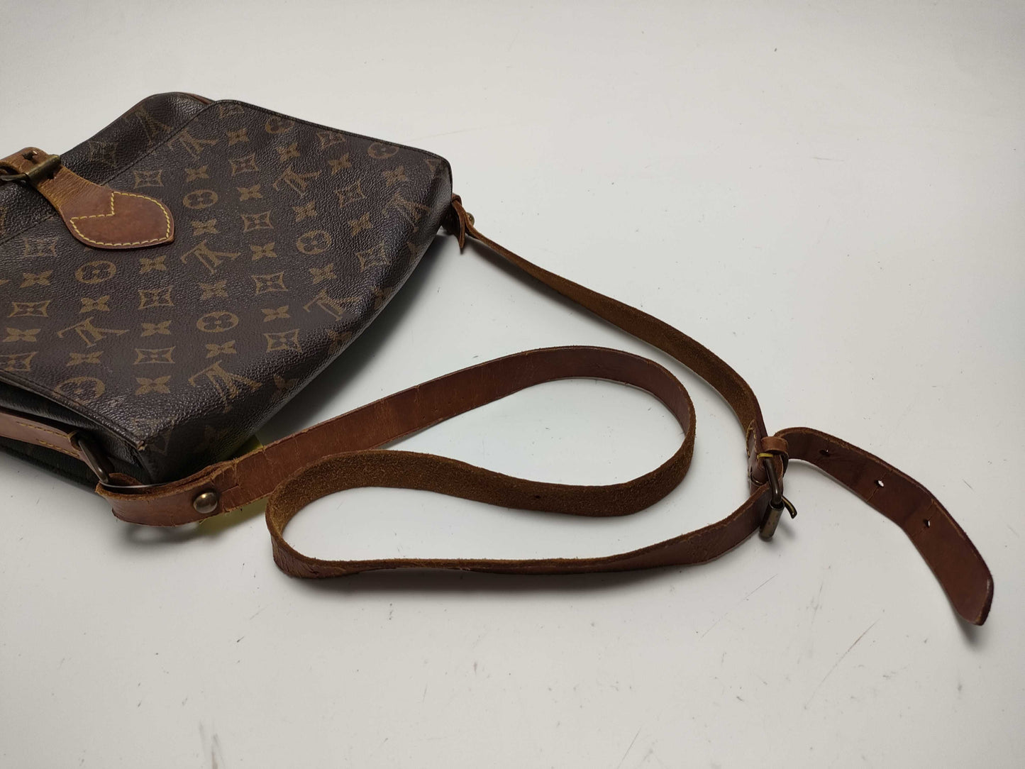 LOUIS VUITTON Monogram Mini Cartouchiere Shoulder Bag