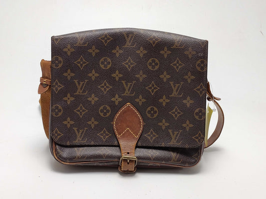 LOUIS VUITTON Monogram Mini Cartouchiere Shoulder Bag
