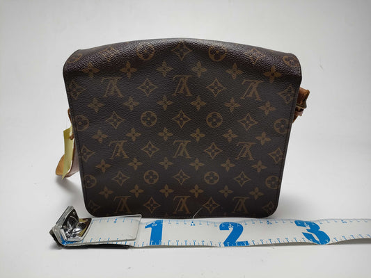 LOUIS VUITTON Monogram Mini Cartouchiere Shoulder Bag