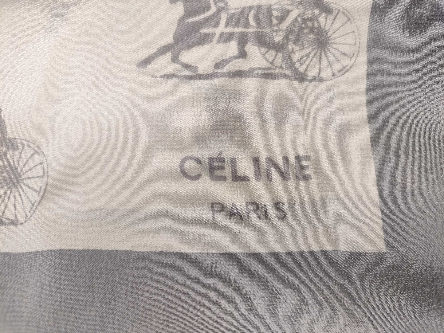 CELINE Carriage Print Scarf