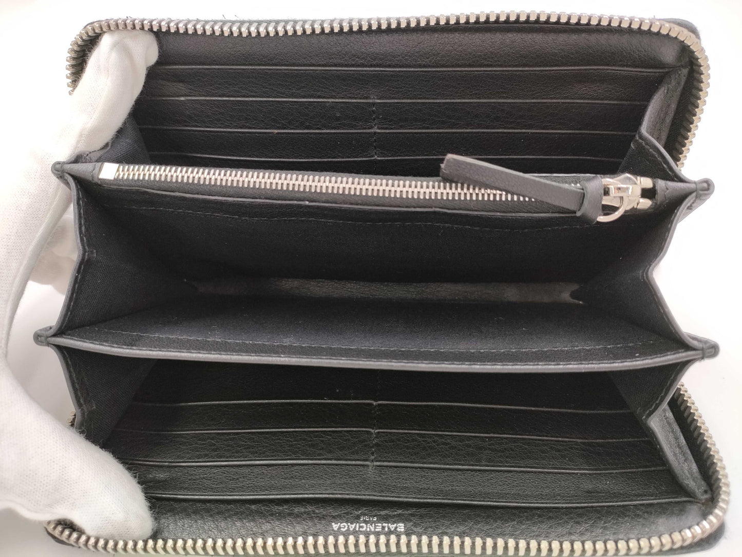 (10461_0141) BALENCIAGA Paper Continental Wallet