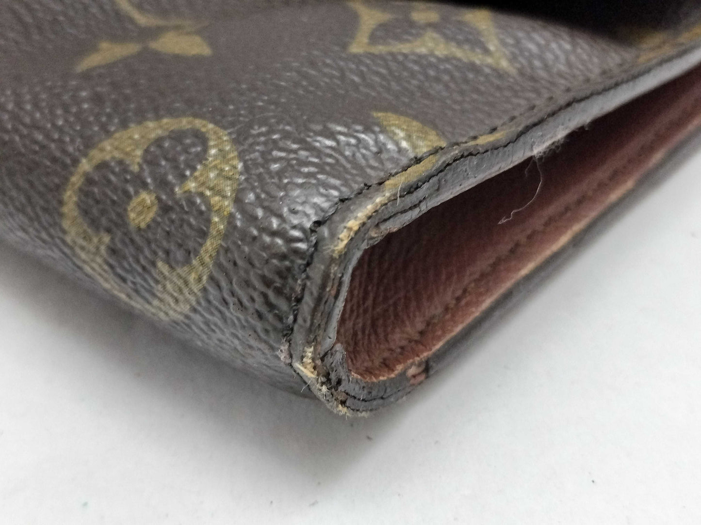 LOUIS VUITTON Monogram Porto Envelope M51801 Clutch Bag