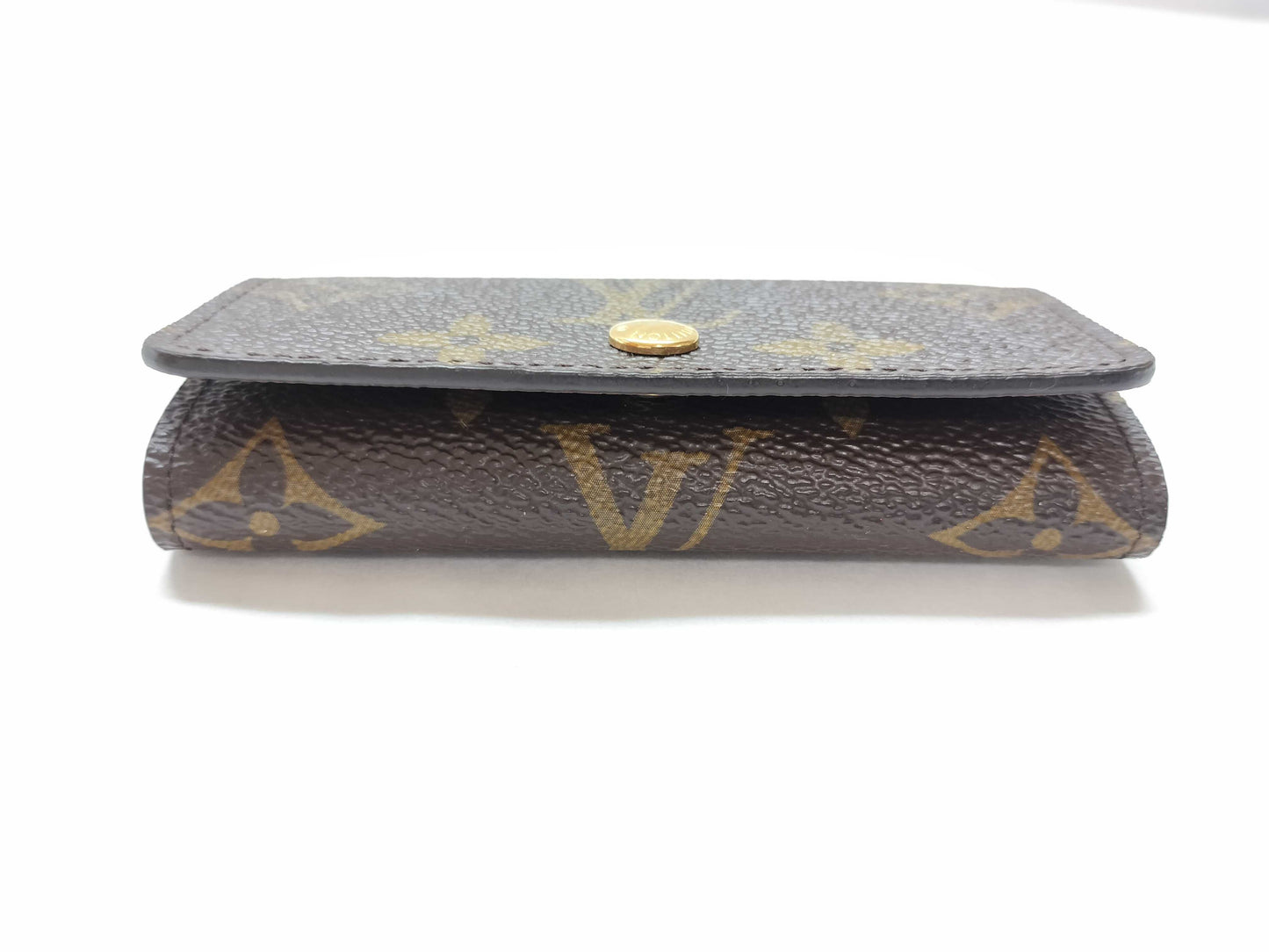 LOUIS VUITTON Monogram Key Case, 4-Ring, Personalized Key Case/Key Holder