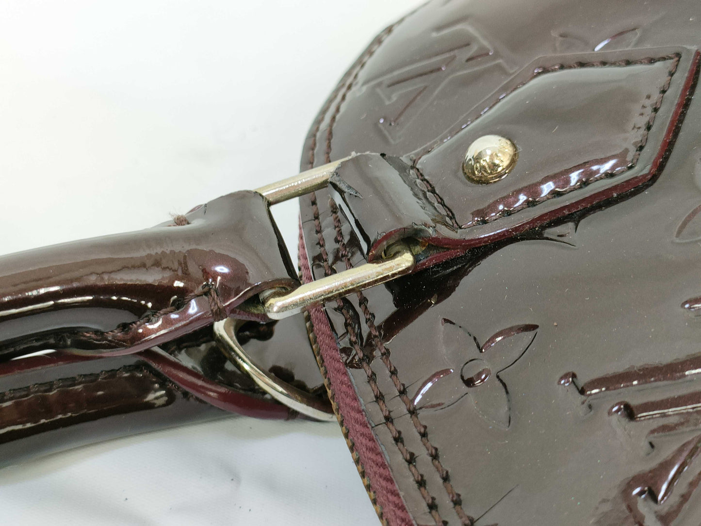 LOUIS VUITTON Vernis Alma PM Handbag