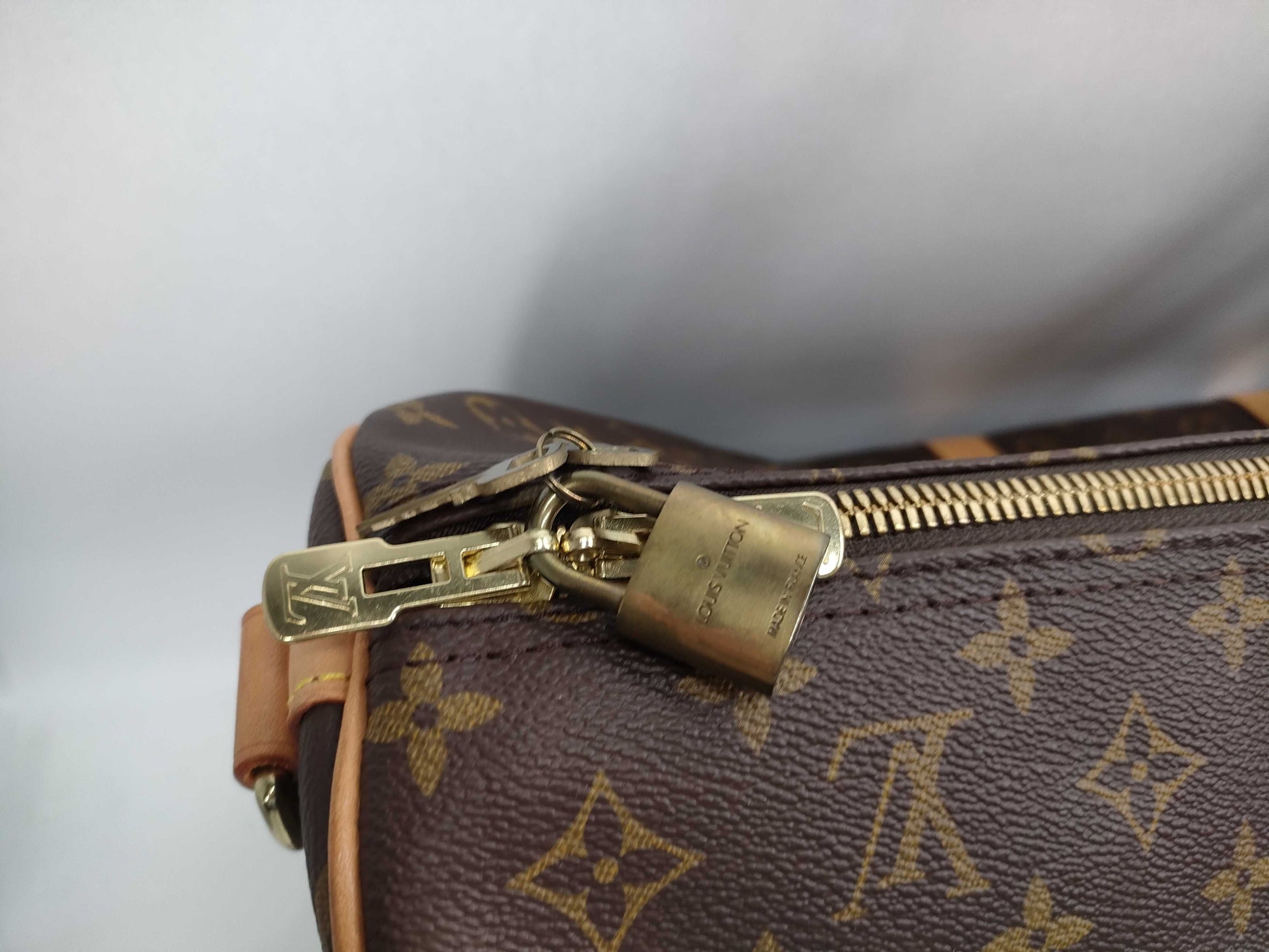 LOUIS VUITTON Monogram M41414 Keepall Bandouliere 55 Boston Bag