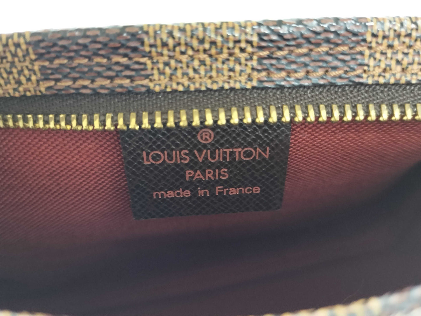 LOUIS VUITTON Damier Truss Makeup Pouch