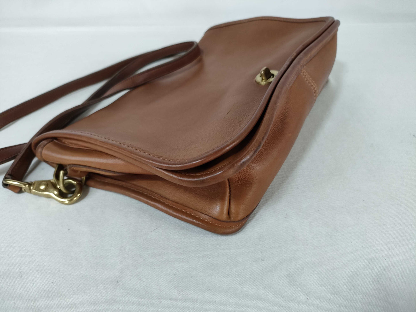 COACH Old Coach Turnlock Shoulder Bag 6906 Brown
