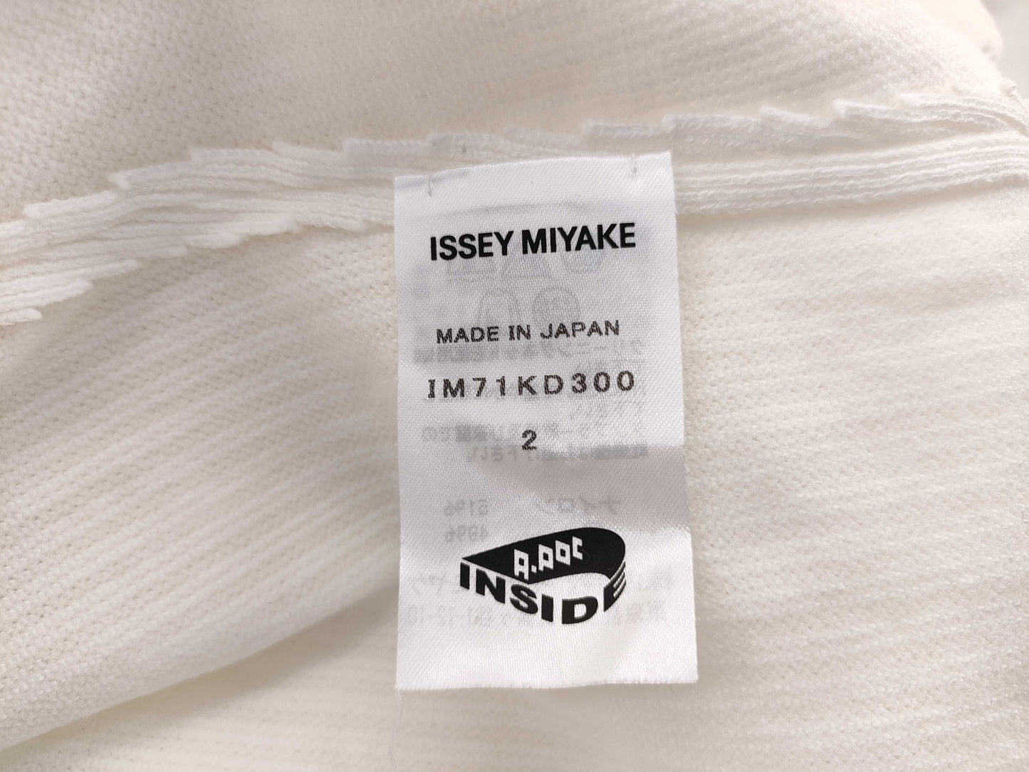 ISSEY MIYAKE Tops White Jacket