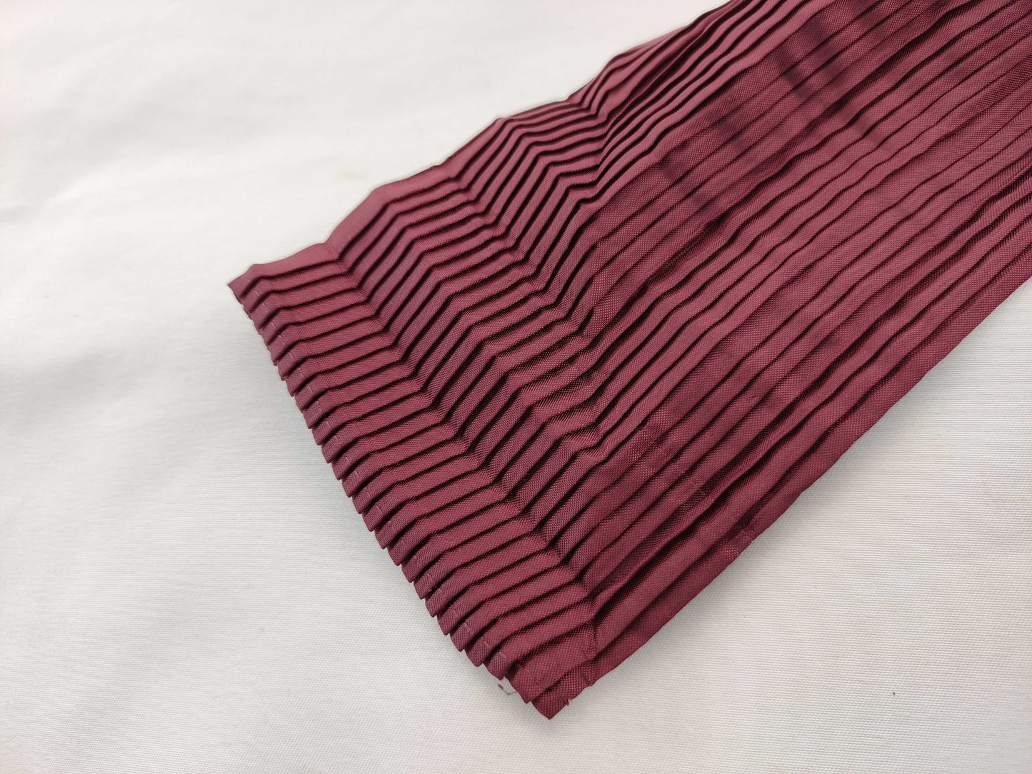 ISSEY MIYAKE Pleated Top Burgundy Top