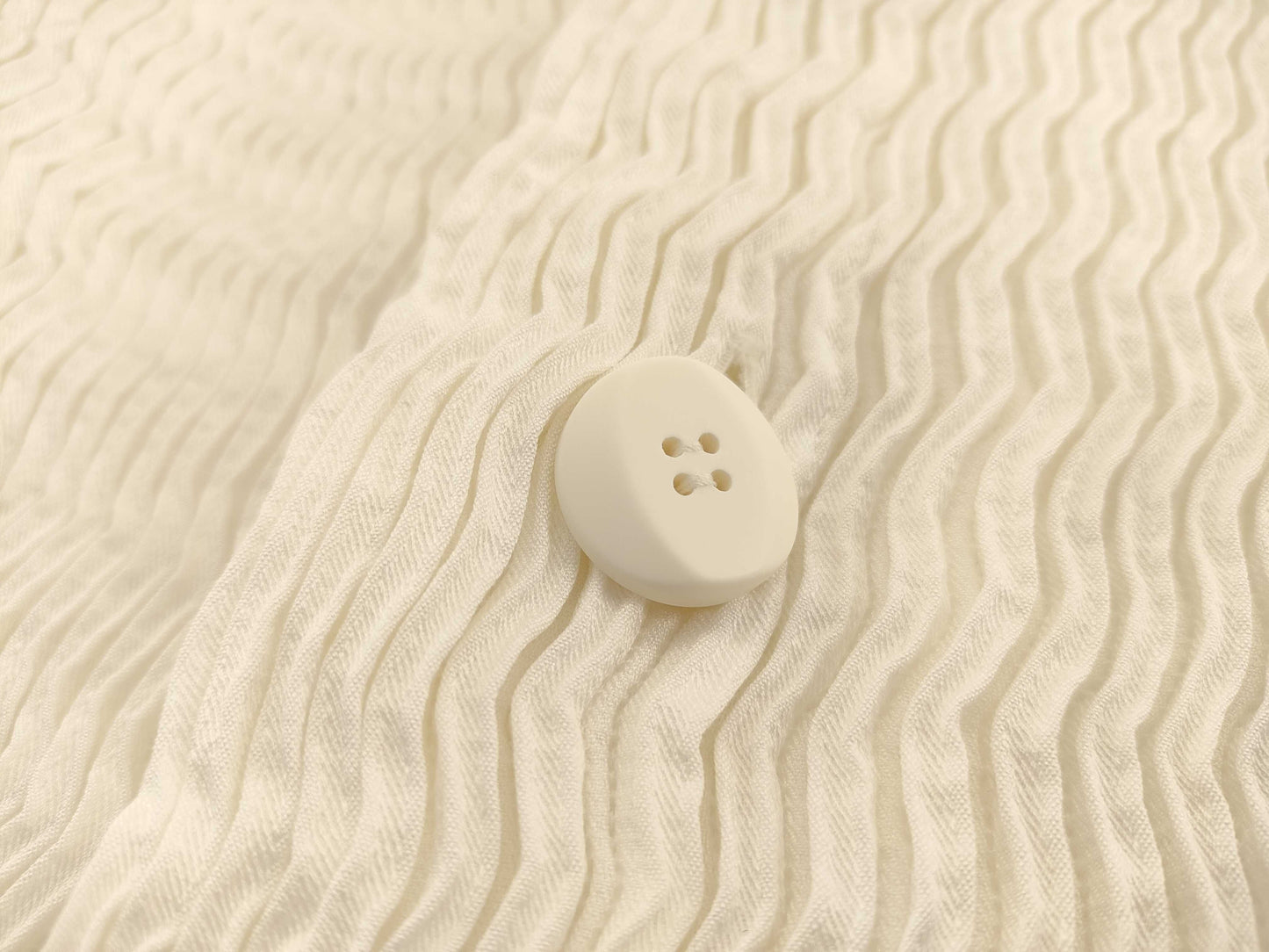 ISSEY MIYAKE Pleated Cardigan White Cardigan
