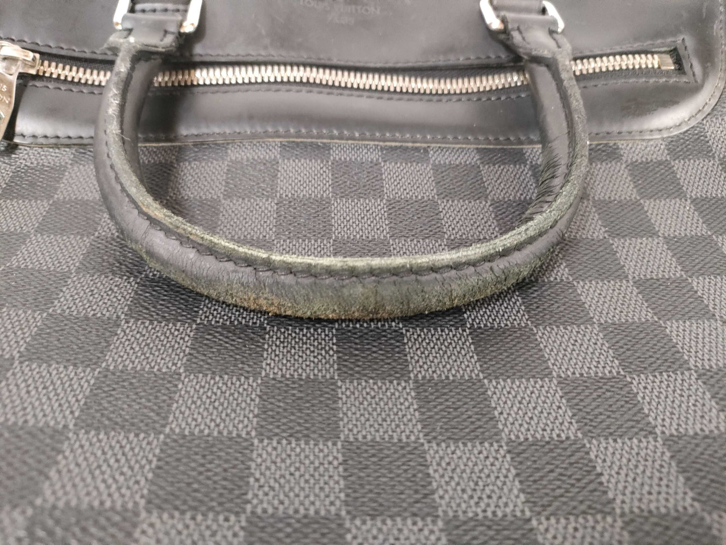 LOUIS VUITTON Damier N41589 Porte-documentaire Damier Cobalt Business Bag