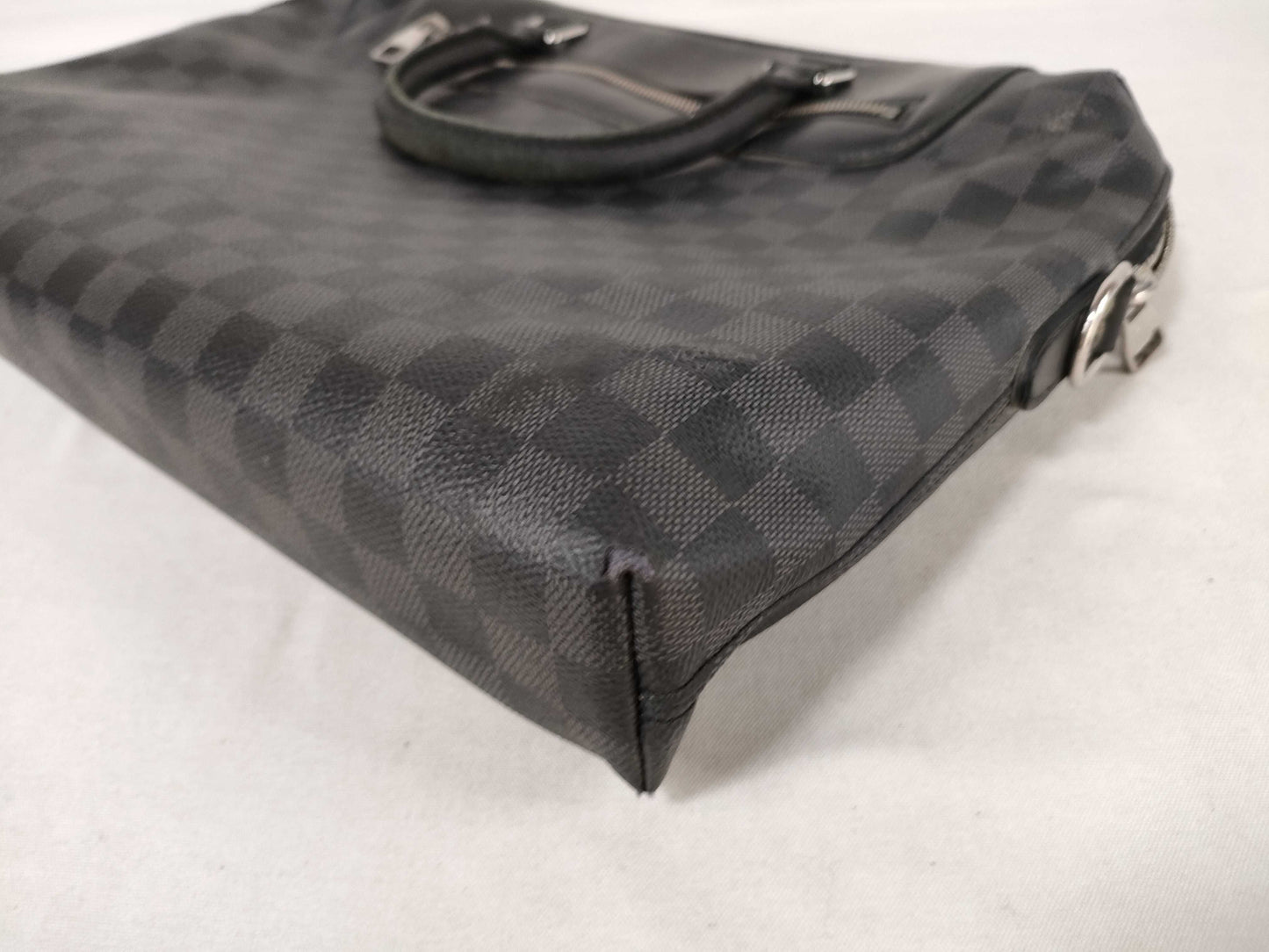 LOUIS VUITTON Damier N41589 Porte-documentaire Damier Cobalt Business Bag
