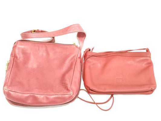 LOEWE 23. 2 old Ebe bags Inner deterioration shoulder bag