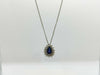 Sapphire and Diamond 750 2.5g Necklace