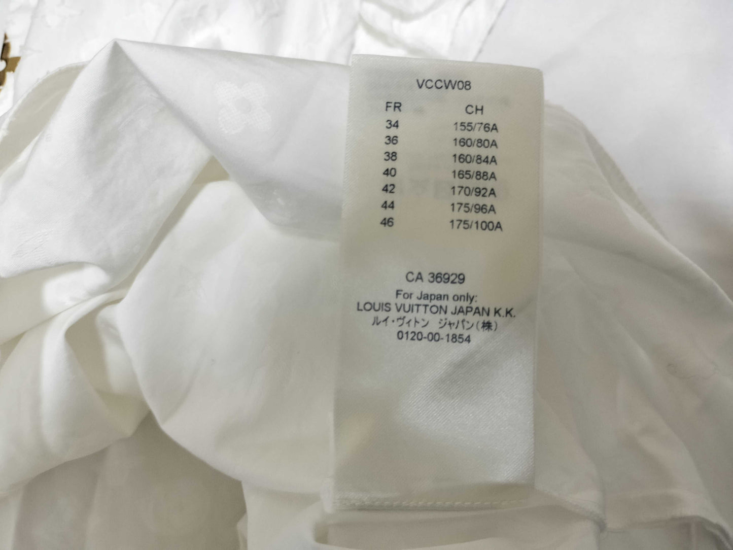LOUIS VUITTON Shirt VCCW08 CA36929 T-shirt