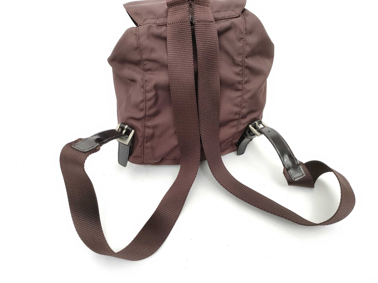 PRADA Nylon Backpack Brown Backpack