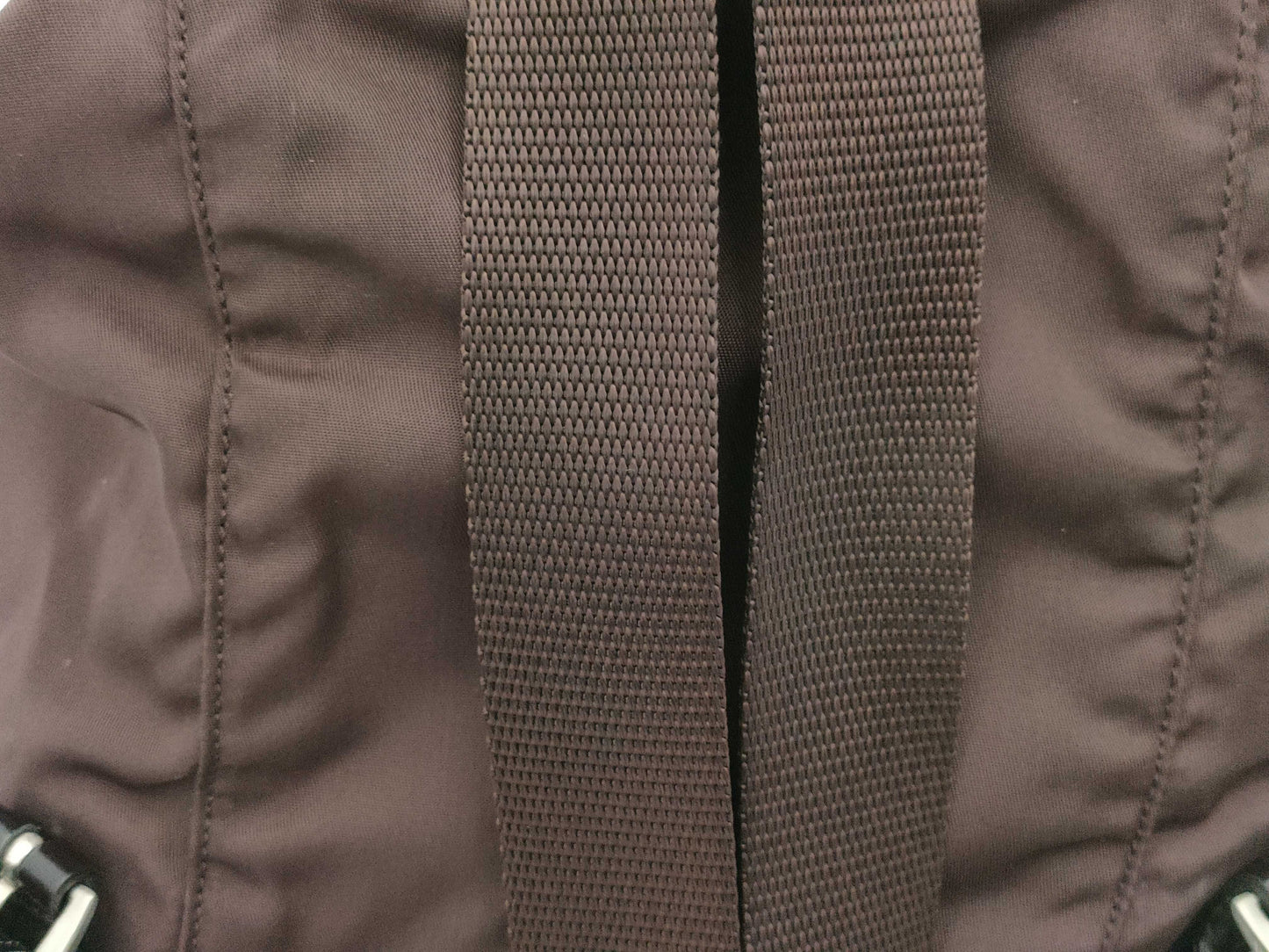 PRADA Nylon Backpack Brown Backpack
