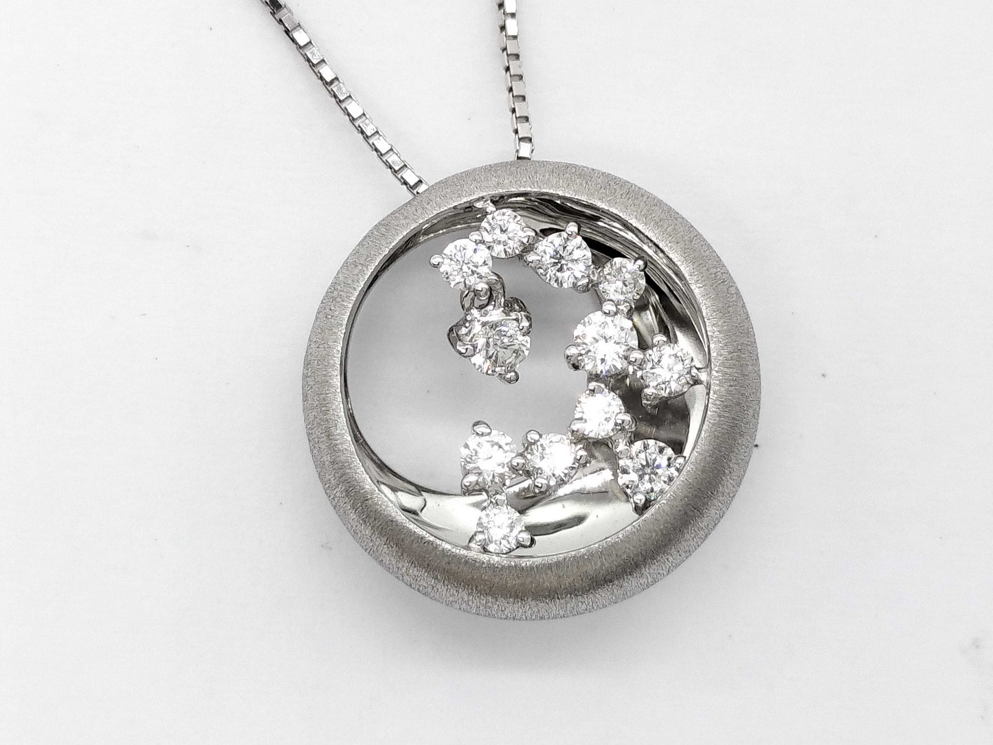 D0.32ct K18WG 6.0g Necklace
