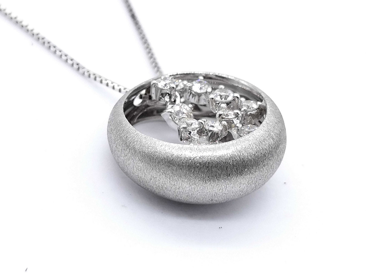 D0.32ct K18WG 6.0g Necklace