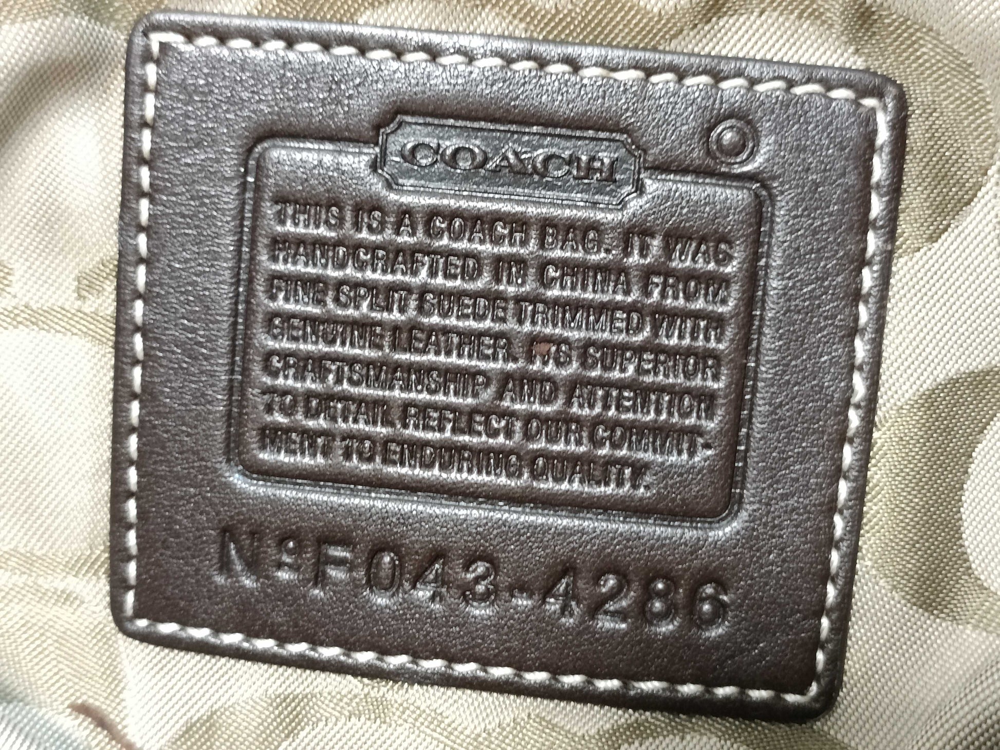 COACH Signature Leather Bag*3 Handbag