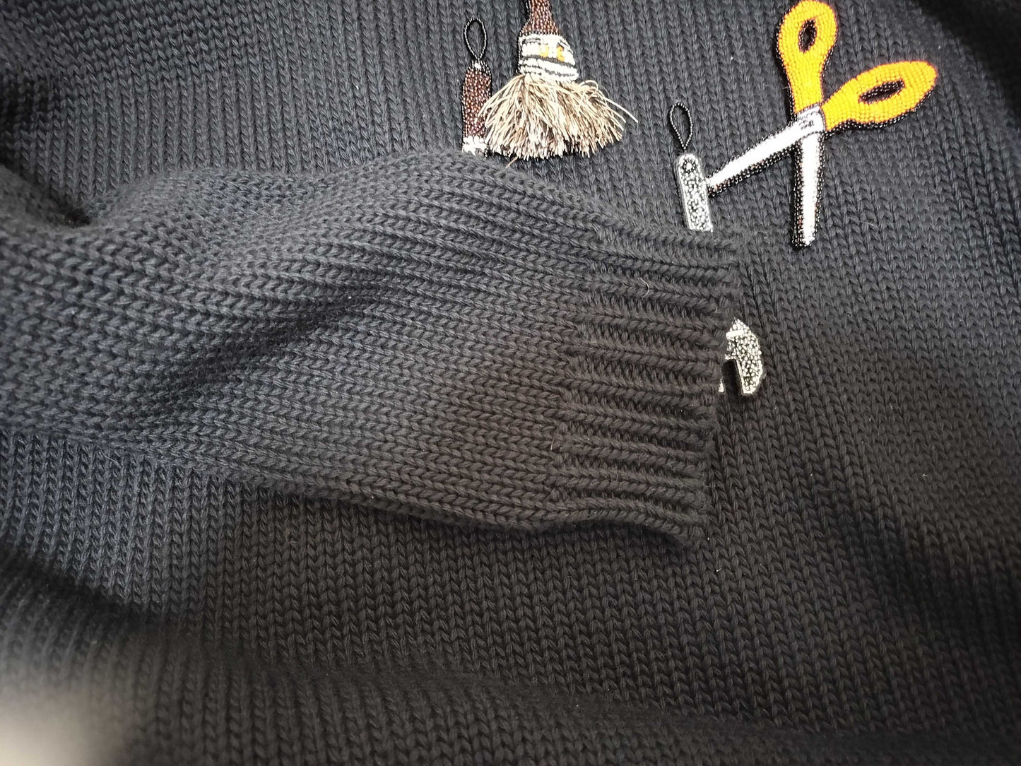 LOUIS VUITTON LV Tool/Embroidered Knit/Size S/With Tag Other Apparel