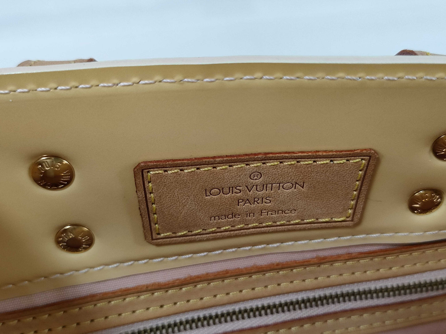 LOUIS VUITTON Vernis Lead PM Handbag