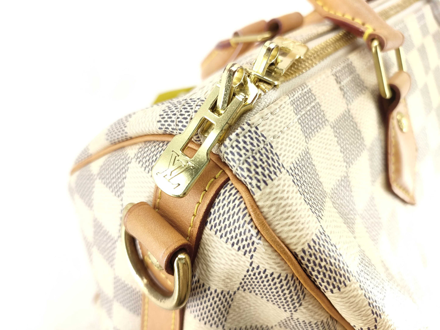 LOUIS VUITTON Damier Speedy 30 Damier Handbag Azur Handbag