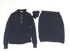 Salvatore Ferragamo Knit Set with Gold Buttons Other Apparel