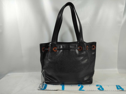 CHANEL Caviar Skin Coco Mark Handbag