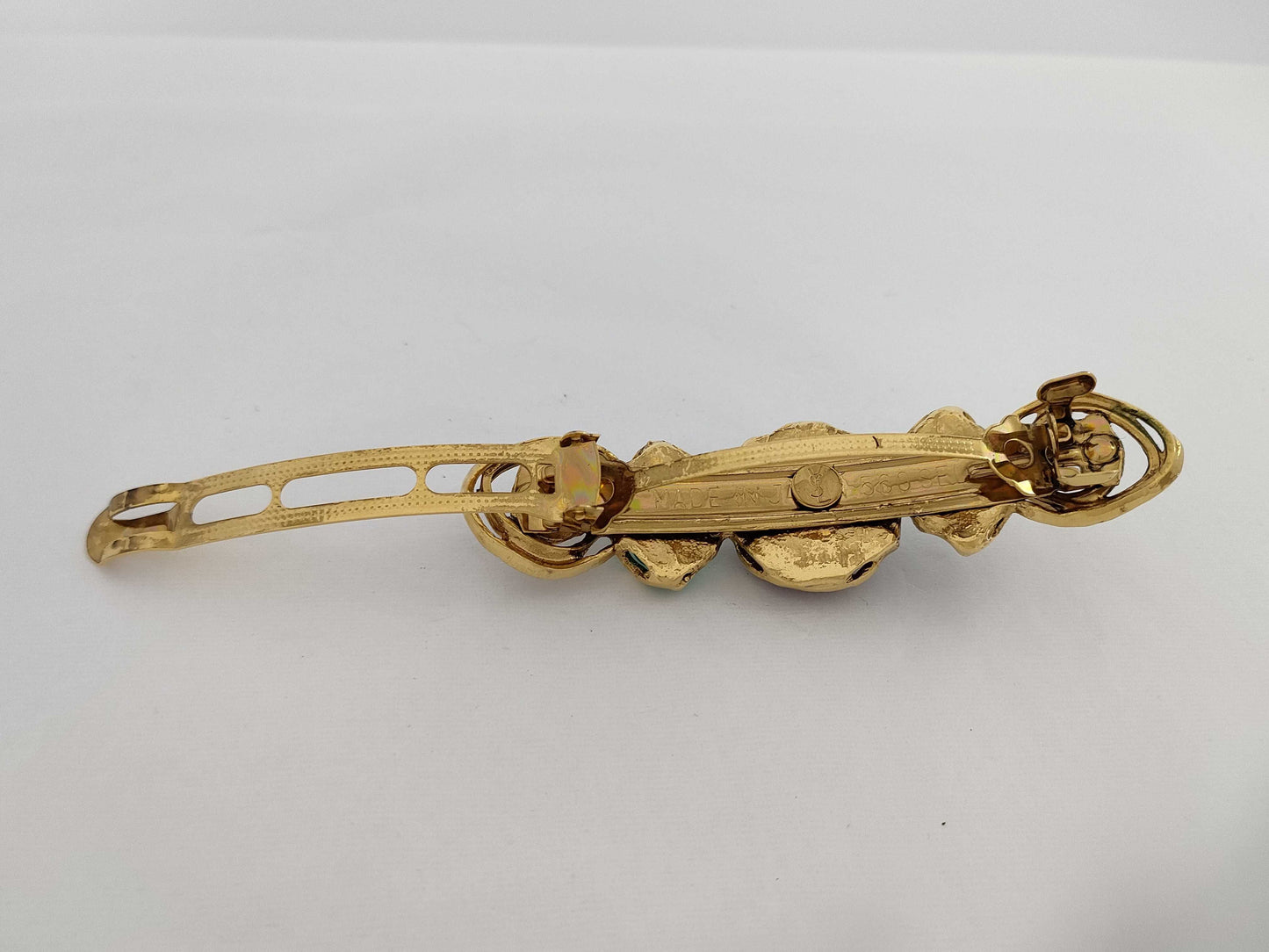 Yves Saint Laurent Stone Barrette Hair Accessory