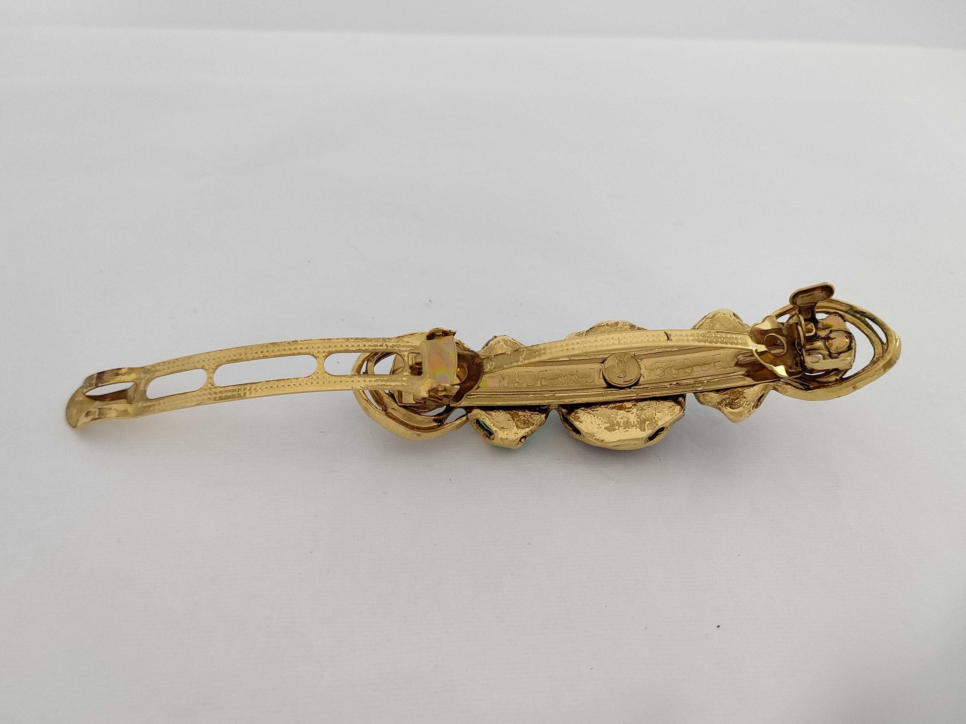 Yves Saint Laurent Stone Barrette Hair Accessory