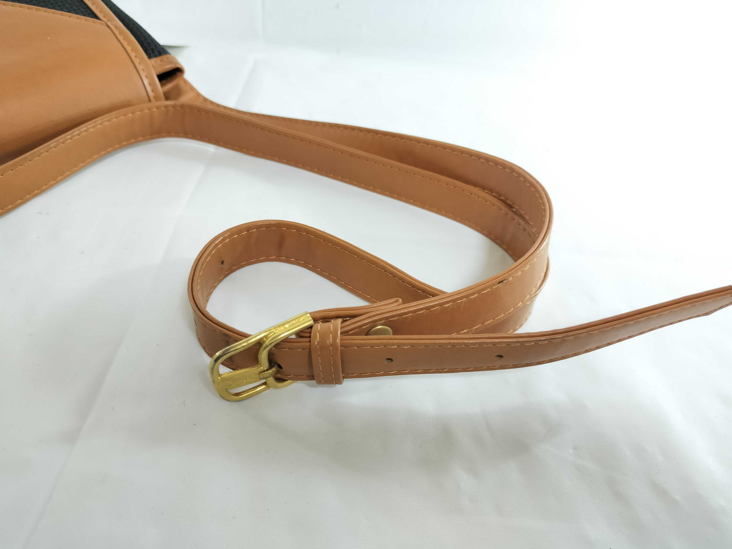 Yves Saint Laurent PVC x Leather Shoulder Bag