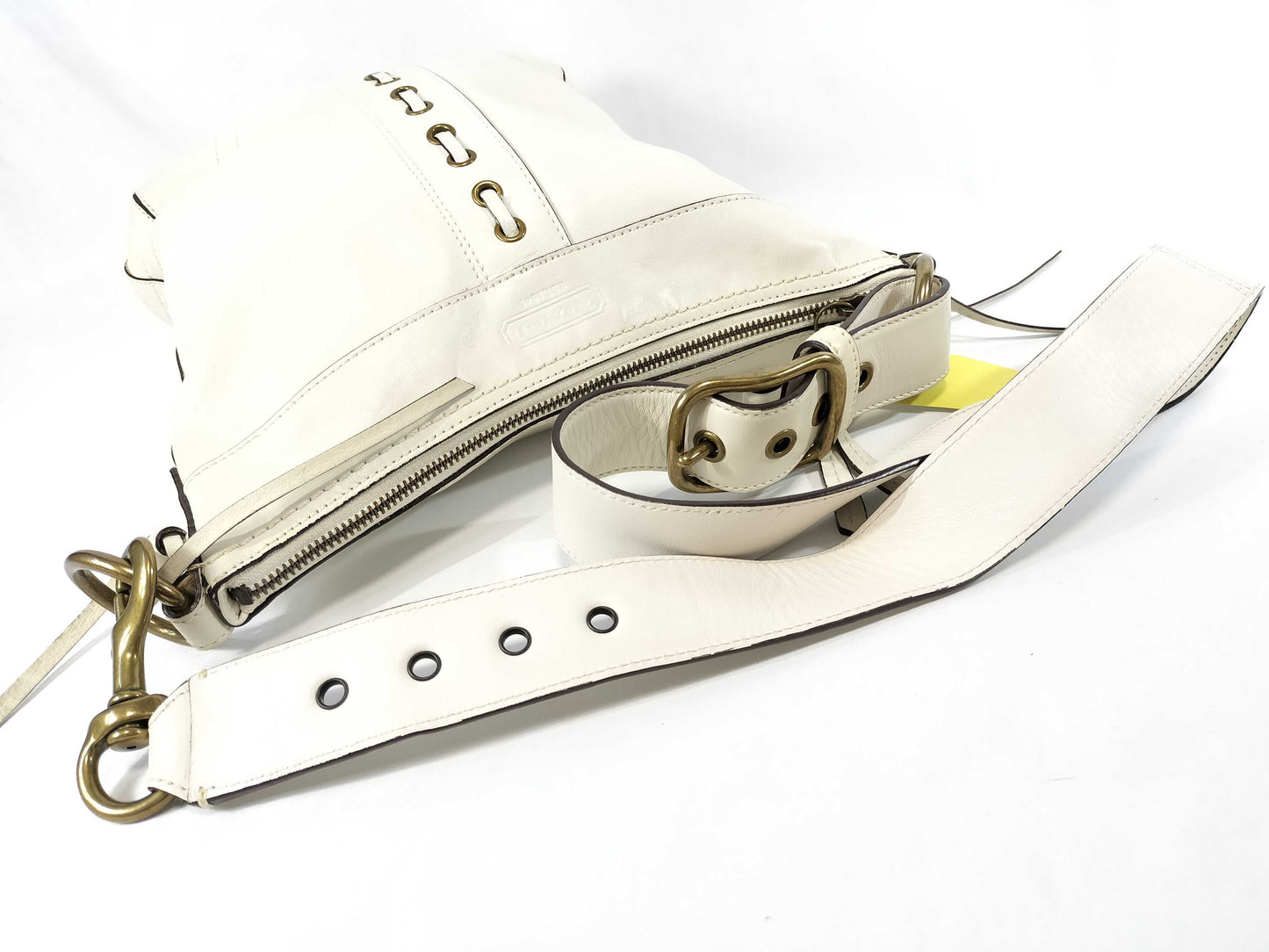 COACH 10399 Shoulder Bag White Shoulder Bag