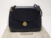 GUCCI Old Calfskin One-Shoulder Navy Shoulder Bag