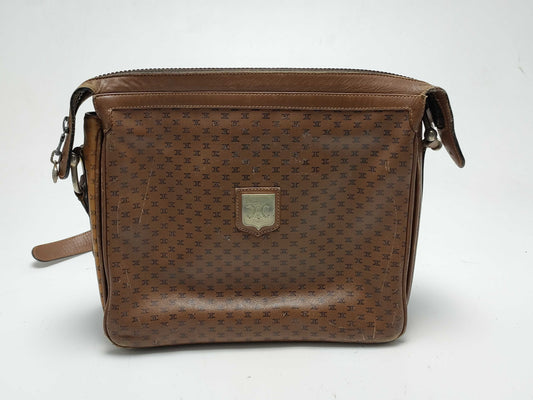 CELINE Vintage Leather Shoulder Bag