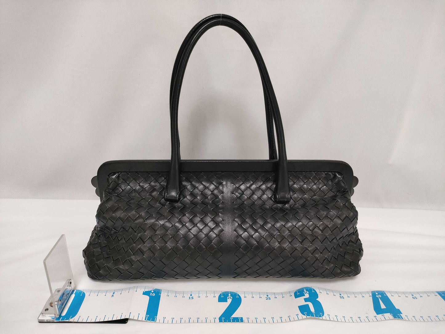 BOTTEGA VENETA Intrecciato Leather/Clasp/Handbag